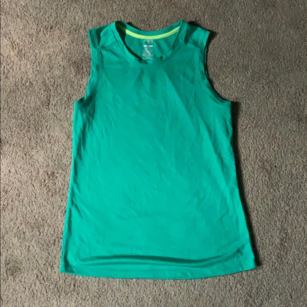 Green Danskin workout top